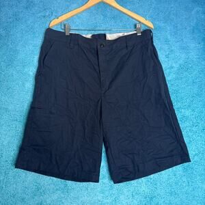 Red Kap Work Shorts Mens 38 Navy Blue Utility Industrial Workwear Made Mexico